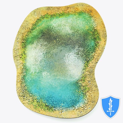 Pond leaves mat dual - leaves, sided